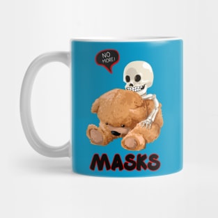 Skeleton teddy bear Mug